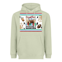Matcha i'm just here for the snacks Heavyweight Hoodie - MaliasSmallBusiness