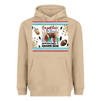 Mushroom i'm just here for the snacks Heavyweight Hoodie - MaliasSmallBusiness