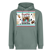 Sage i'm just here for the snacks Heavyweight Hoodie - MaliasSmallBusiness