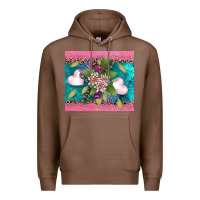 Chestnut v.d flowers and hearts Premium Hoodie - AdoDesignShop
