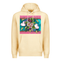 Pina Colada v.d flowers and hearts Premium Hoodie - AdoDesignShop