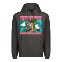Smoke v.d flowers and hearts Premium Hoodie - AdoDesignShop