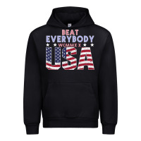Black Usa Beat Everybody Urban Hoodie - Bettercallsaul