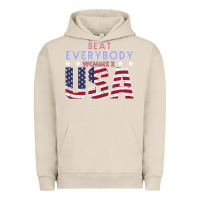 Pigment French Oak Usa Beat Everybody Urban Hoodie - Bettercallsaul