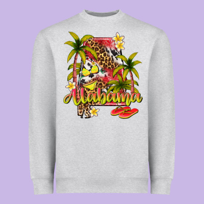 Summer Alabama Heavyweight Sweatshirt Designed By Texasbilliewilder