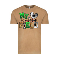 Vintage Camel my heart is on that field soccer Vintage Tee - Zillion Design Studio