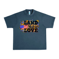 Midnight Navy Land that we love 4th of July Urban Heavy Tee - Neo Western