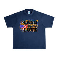 Navy Land that we love 4th of July Urban Heavy Tee - Neo Western