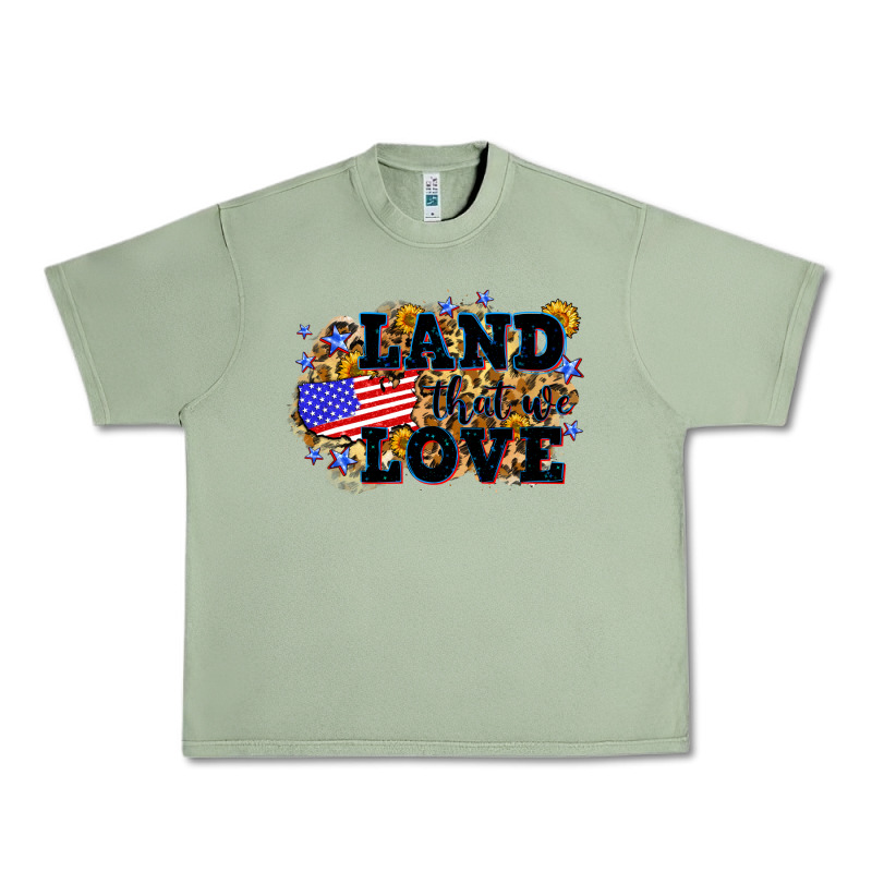 Land That We Love 4th Of July Urban Heavy Tee by Neo Western | Teevron