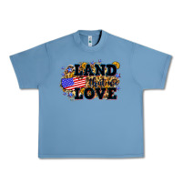 Pebble Blue Land that we love 4th of July Urban Heavy Tee - Neo Western