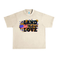Sandshell Land that we love 4th of July Urban Heavy Tee - Neo Western
