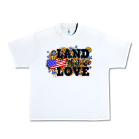 White Land that we love 4th of July Urban Heavy Tee - Neo Western
