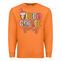 Carrot iced coffee girly Premium Sweatshirt - MaliasSmallBusiness