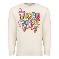 Sandshell iced coffee girly Premium Sweatshirt - MaliasSmallBusiness