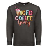 Smoke iced coffee girly Premium Sweatshirt - MaliasSmallBusiness
