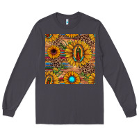 Smoke our lady of guadalupe sunflower  seamless pattern Long Sleeve Tee - JahusDesignShop