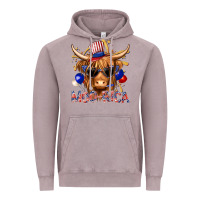 Vintage Zinc moorica with cow billie wilder Vintage Hoodie - texasbilliewilder