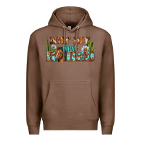 Chestnut Not My First Rodeo Western Premium Hoodie - BundleAndBundleShop