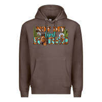 Coffee Not My First Rodeo Western Premium Hoodie - BundleAndBundleShop