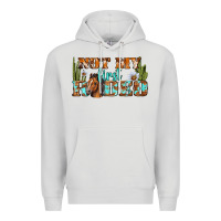 Dove Grey Not My First Rodeo Western Premium Hoodie - BundleAndBundleShop