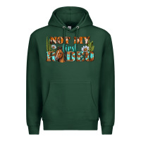 Sports Green Not My First Rodeo Western Premium Hoodie - BundleAndBundleShop