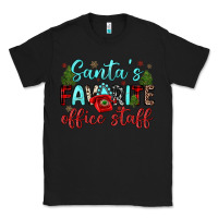 Black santa s favorite office staff Classic Tee - JahusDesignShop