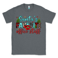 Charcoal Heather santa s favorite office staff Classic Tee - JahusDesignShop