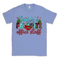 Colony Blue santa s favorite office staff Classic Tee - JahusDesignShop