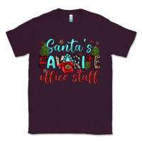 Plum santa s favorite office staff Classic Tee - JahusDesignShop