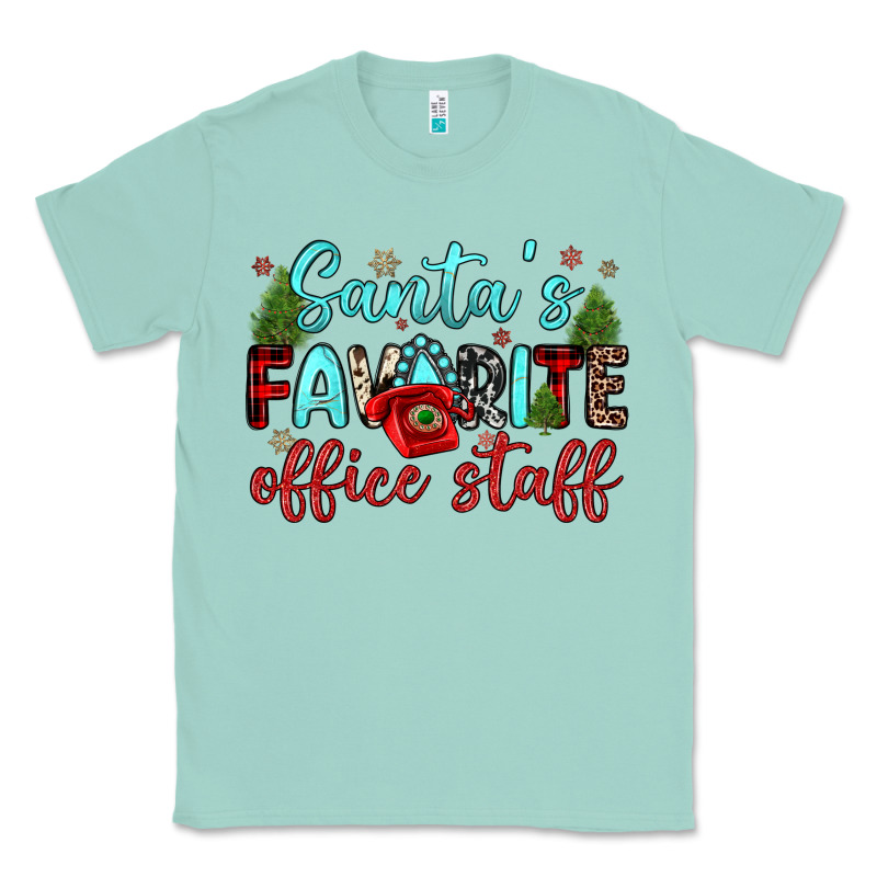 Santa S Favorite Office Staff Classic Tee by JahusDesignShop | Teevron