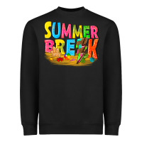 Black summer break Heavyweight Sweatshirt - texasbilliewilder