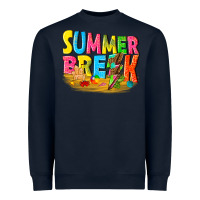 Navy summer break Heavyweight Sweatshirt - texasbilliewilder