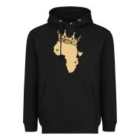 Black africa with crown Heavyweight Hoodie - MaliasSmallBusiness