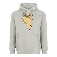Moon Dust africa with crown Heavyweight Hoodie - MaliasSmallBusiness