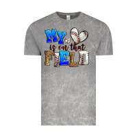 Cloud Rock my heart is on that field baseball Vintage Tee - Zillion Design Studio