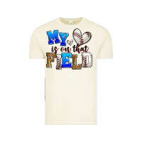 Vintage Arctic my heart is on that field baseball Vintage Tee - Zillion Design Studio