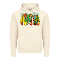 Vintage Artic christmas trees with softball Vintage Hoodie - Zillion Design Studio