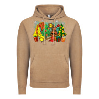 Vintage Coffee christmas trees with softball Vintage Hoodie - Zillion Design Studio
