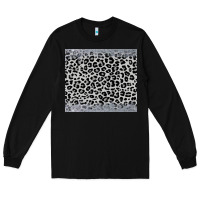 Black grey leopard Long Sleeve Tee - JahusDesignShop