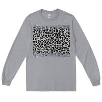 Heather Grey grey leopard Long Sleeve Tee - JahusDesignShop