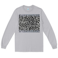 Moon Dust grey leopard Long Sleeve Tee - JahusDesignShop