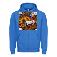 True Royal pig and barn Zipper Hoodie - BundleAndBundleShop