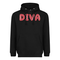 Black diva Heavyweight Hoodie - MaliasSmallBusiness
