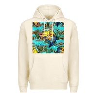 Tofu Lake Fish And Reeds With Leopard Seamless Pattern Bbs Premium Hoodie - BundleAndBundleShop