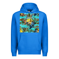 True Royal Lake Fish And Reeds With Leopard Seamless Pattern Bbs Premium Hoodie - BundleAndBundleShop