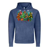 Christmas Trees With Basketball Vintage Hoodie | Teevron