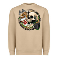 Mushroom race skull Heavyweight Sweatshirt - Zillion Design Studio