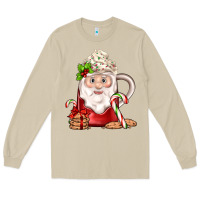 Mushroom santa coffee Long Sleeve Tee - JahusDesignShop