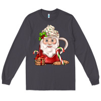 Smoke santa coffee Long Sleeve Tee - JahusDesignShop