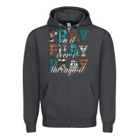Smoke pray on it pray over it pray through it Zipper Hoodie - Artiststas